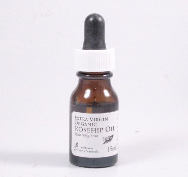 画像1: ローズヒップ　エクストラバージンオイル 15ml　（マッサージにも使える万能美容液） (1)