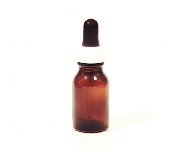 画像1: ガラス遮光瓶　スポイト付　15ml (1)